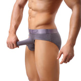 Men's Sexy Bikini Thong Underwear Smooth Long Bulge Pouch Shorts Boxers #LN