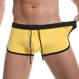 Men Boxer 2017 Sexy Mens Sporting Fitness Shorts Underwear Pant Boxer Trunk Solid Thin Breathable Male Underpants
